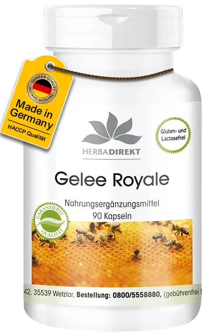 Gelée Royale - 90 Kapseln | Warnke Vitalstoffe Gelée Royale - 90 Kapseln | Warnke Vitalstoffe