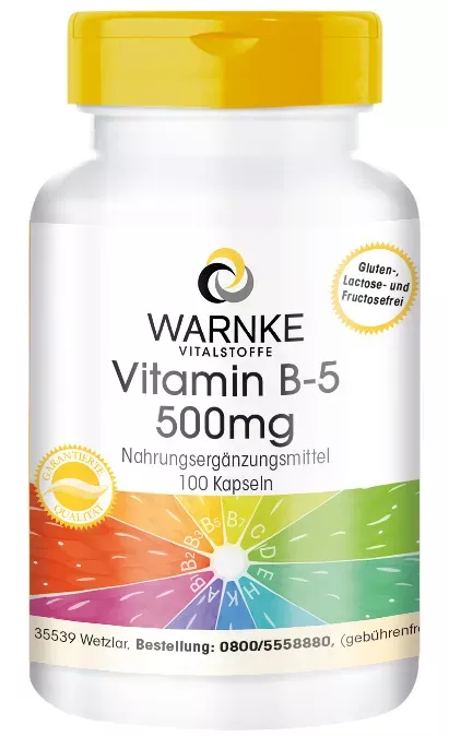 Vitamina B-5 500mg