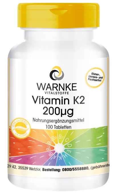 Vitamine K2 200µg 100 tabletten