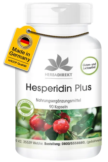Hesperidin Plus - 90 Kapseln - mit Acerola, Vitamin C uvm. - für Immunsystem, Kollagenbildung | Warnke Vitalstoffe Hesperidin Plus - 90 Kapseln - mit Acerola, Vitamin C uvm. - für Immunsystem, Kollagenbildung | Warnke Vitalstoffe