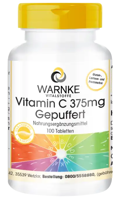 Vitamina C 375mg tamponata