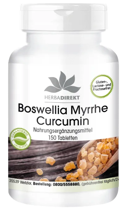 Boswellia + Mirra + Curcumina