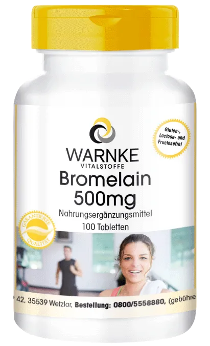 Bromelaïne 500mg (1200 F.I.P.) 100 tabletten