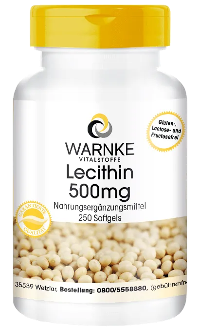 Lecithine 500mg - uit soja 250 softgels