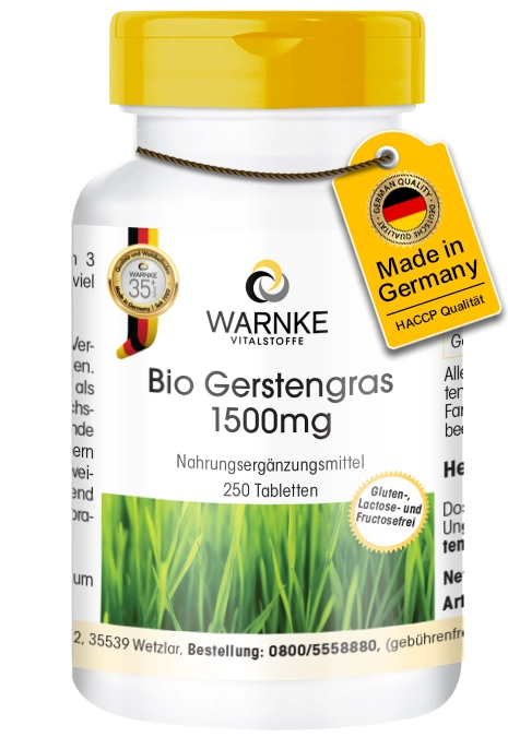 Erba d’Orzo Bio 1500mg – 250 Compresse