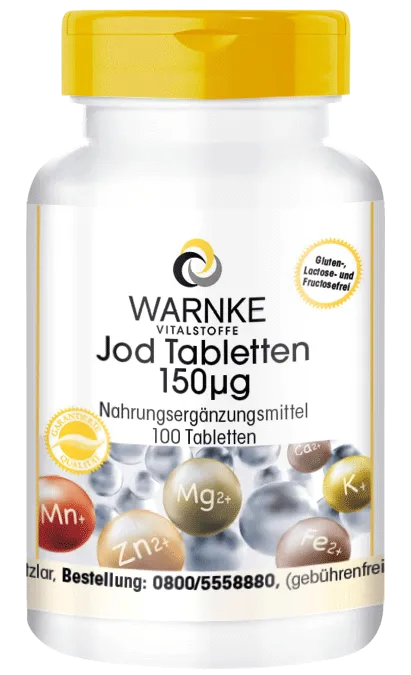 Iodine 150µg  tablets