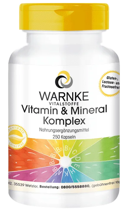 Vitamine & Mineralen Complex 250 Capsules