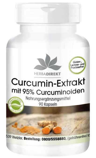 Curcumine-extract met 95% curcuminoïden
