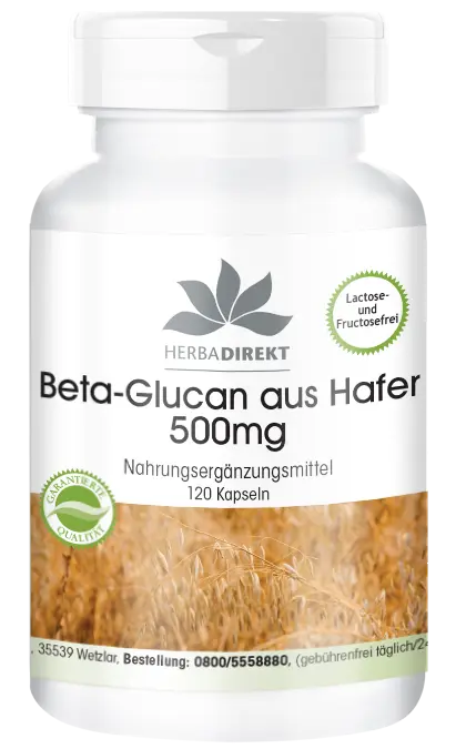 Beta-glucan from oats 500mg