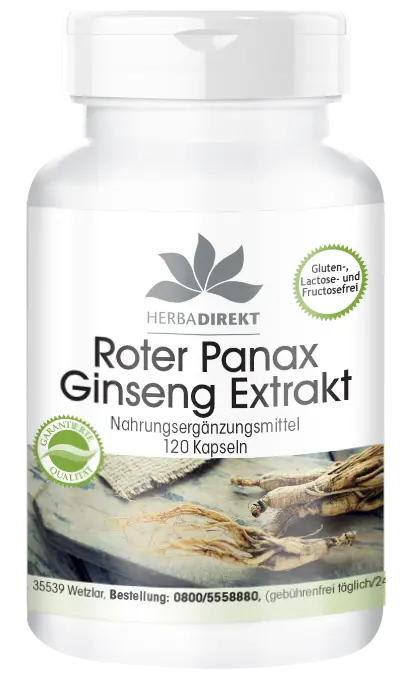 Rode Panax Ginseng-extract 400mg