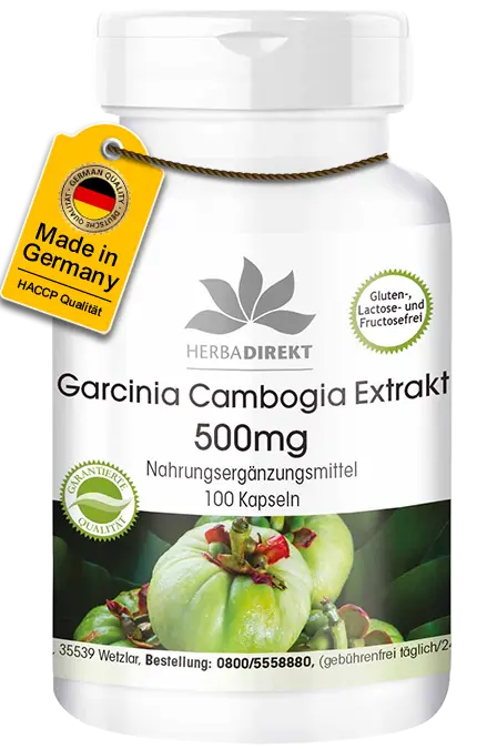 Garcinia Cambogia Extrakt 500mg - 100 Kapseln - Vegan | Warnke Vitalstoffe Garcinia Cambogia Extrakt 500mg - 100 Kapseln - Vegan | Warnke Vitalstoffe