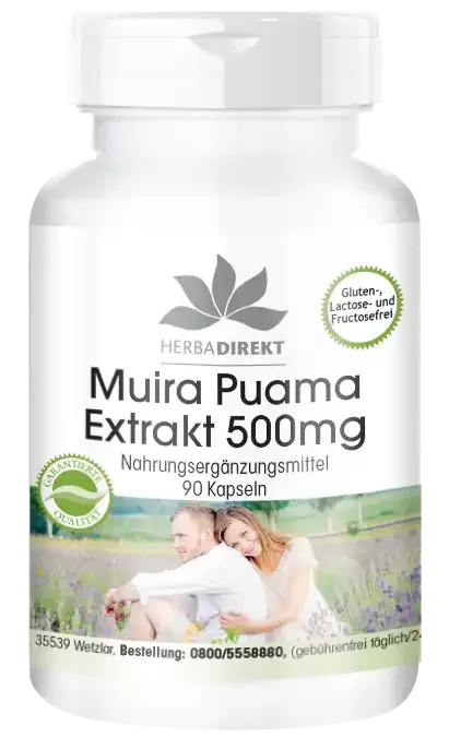 Muira Puama Extract 500mg