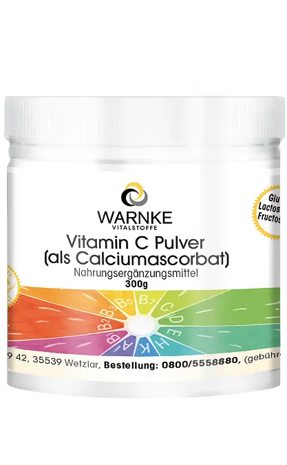 Vitamina C in polvere (come ascorbato di calcio)